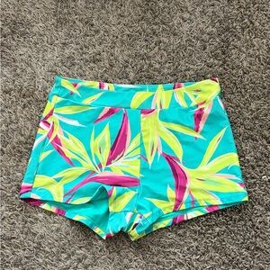 Old Navy Women's Tropical Leaf Print swim Shorts